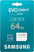 Samsung EVO Select 64GB microSDXC UHS-I U1 130MB/s Full HD Memory Card inc.  SD-Adapter (MB-ME64KA/EU) : Amazon.co.uk: Computers & Accessories