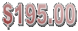 $195.00